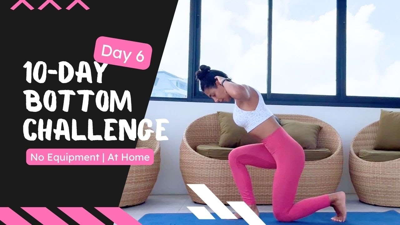 Day 6 | 10-Day Booty Challenge 🍑⚡ 20-Min Glute Strength & Sculpt (No Equipment, At-Home)