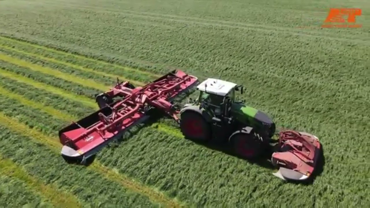 Uddrag fra Agritech Media - Kuhn 13,5 meter skårlægger hos Lunde Maskinstation