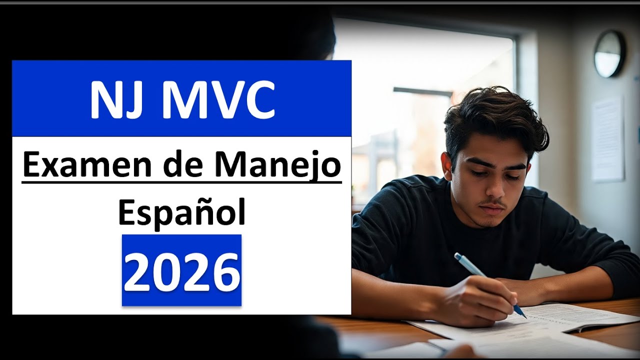 Examen de Manejo NJ 2026 Las 50 Preguntas del Examen de Manejo de New Jersey