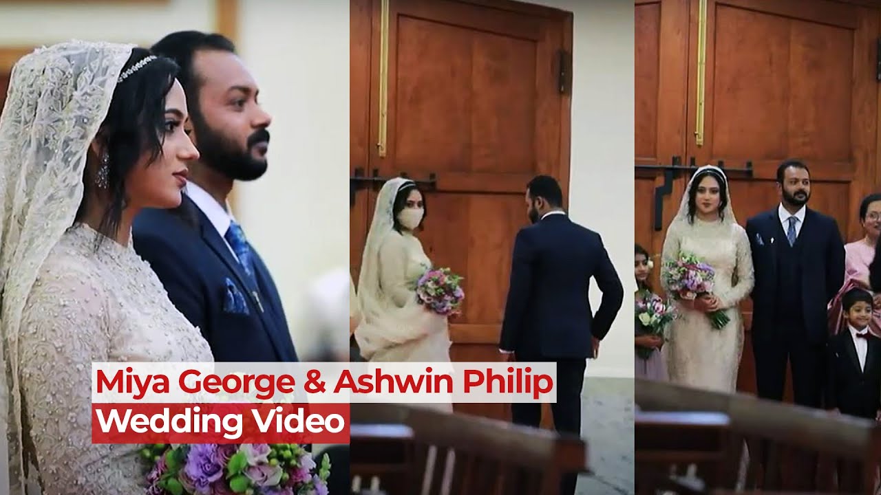 Malayalam Actress Miya George Wedding Video