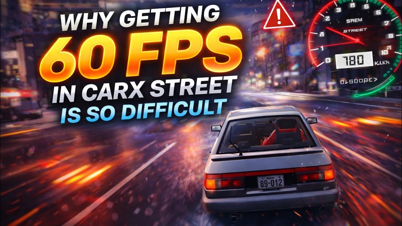 Why Getting 60 FPS in CarX Street Is So Difficult