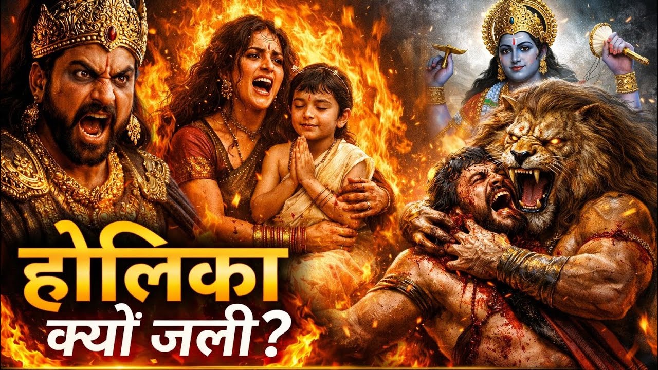 क्या है असली होलिका दहन की कहानी? 🔥 प्रह्लाद–होलिका–हिरण्यकश्यप की सच्ची कथा | Holika Dahan