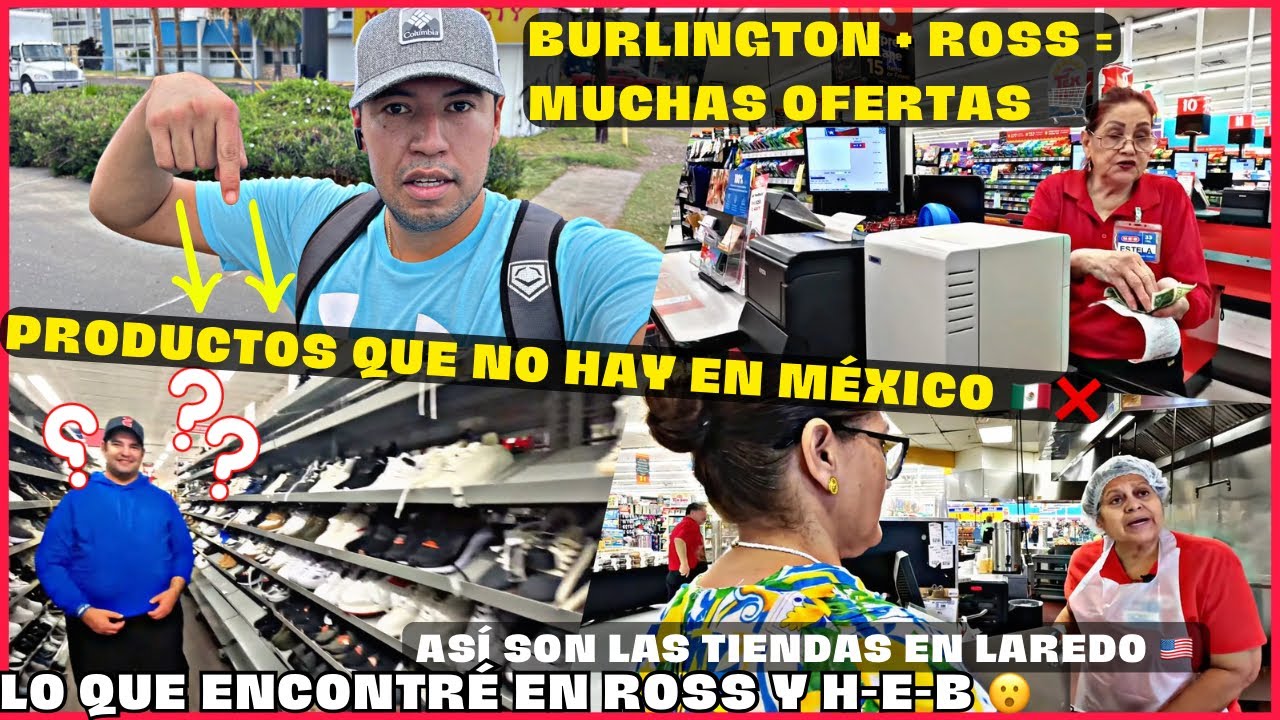 Burlington, Ross y H-E-B en Laredo Texas 🛍️ | Mi recorrido en bus de ruta