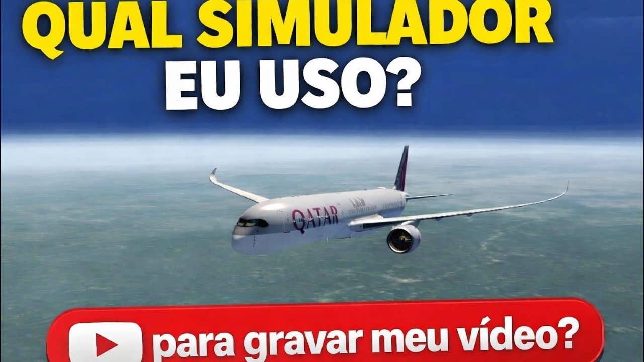 ✈️ Descobri qual simulador eu uso nos meus vídeos!