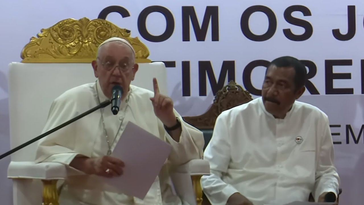 Discurso del Papa Francisco en su encuentro con los jóvenes en Timor Oriental