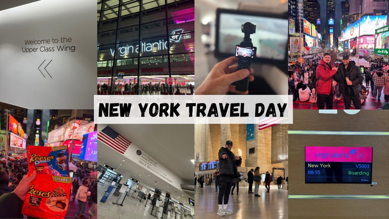 New York Travel Day / Virgin Atlantic Upper Class / LHR - JFK / Times Square / Kixby Hotel
