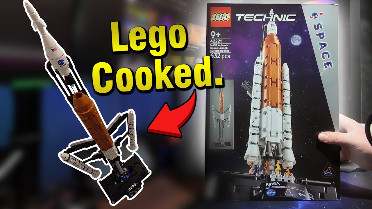 Lego Made a NEW SLS Set and it's Amazing 😍 LEGO Technic 42221 NASA Artemis + Timelapse