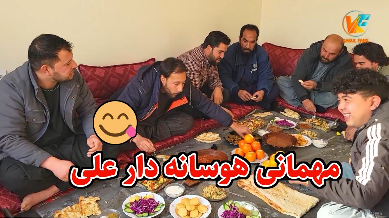 تمام تیم مهمان خانه علی جان شدیم 😇
