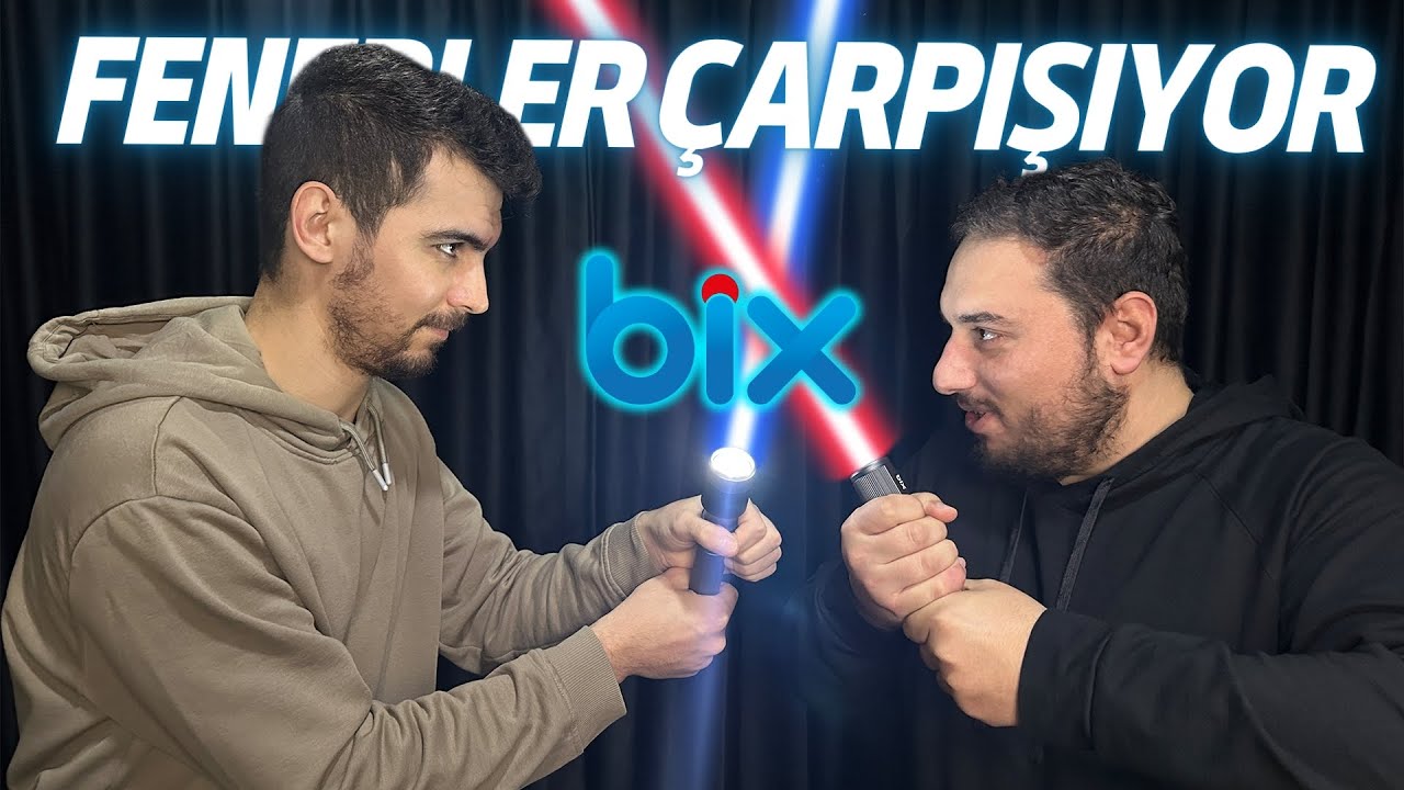 Bix 30W vs 7W El Feneri Karşılaştırması | Hangisi Daha Güçlü? (Dışarıda Menzil Testi!)