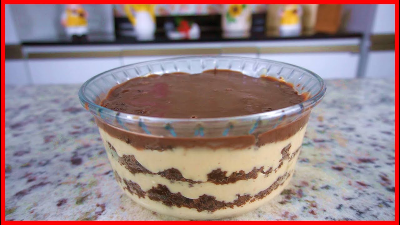 SOBROU BOLO VELHO EM CASA?  FAÇA ESSE PAVÊ DE BOLO AMANHECIDO QUE DA ÁGUA NA BOCA!!!