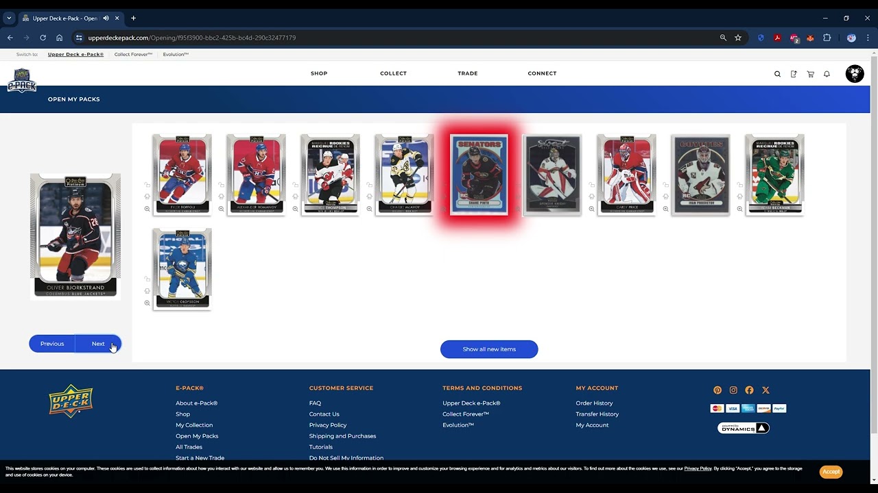 CHRISTMAS 2025 MERRY RANDOM HOCKEY PACK OPENING