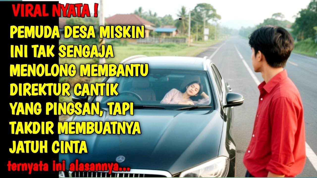 KISAH NYATA | VIRAL ! PEMUDA DESA MISKIN MENOLONG  DIREKTUR CANTIK YANG PINGSAN NAMUN TAKDIR MEMBUAT