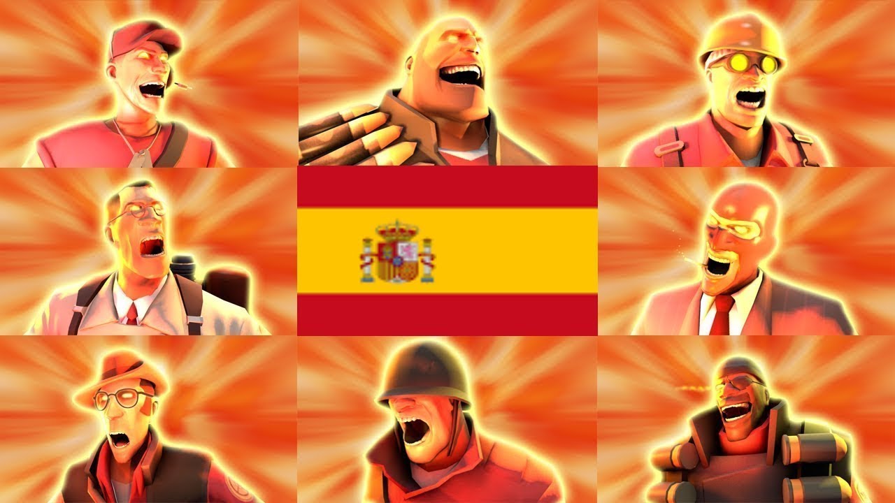 Team Fortress 2 Classes Screaming In Spanish