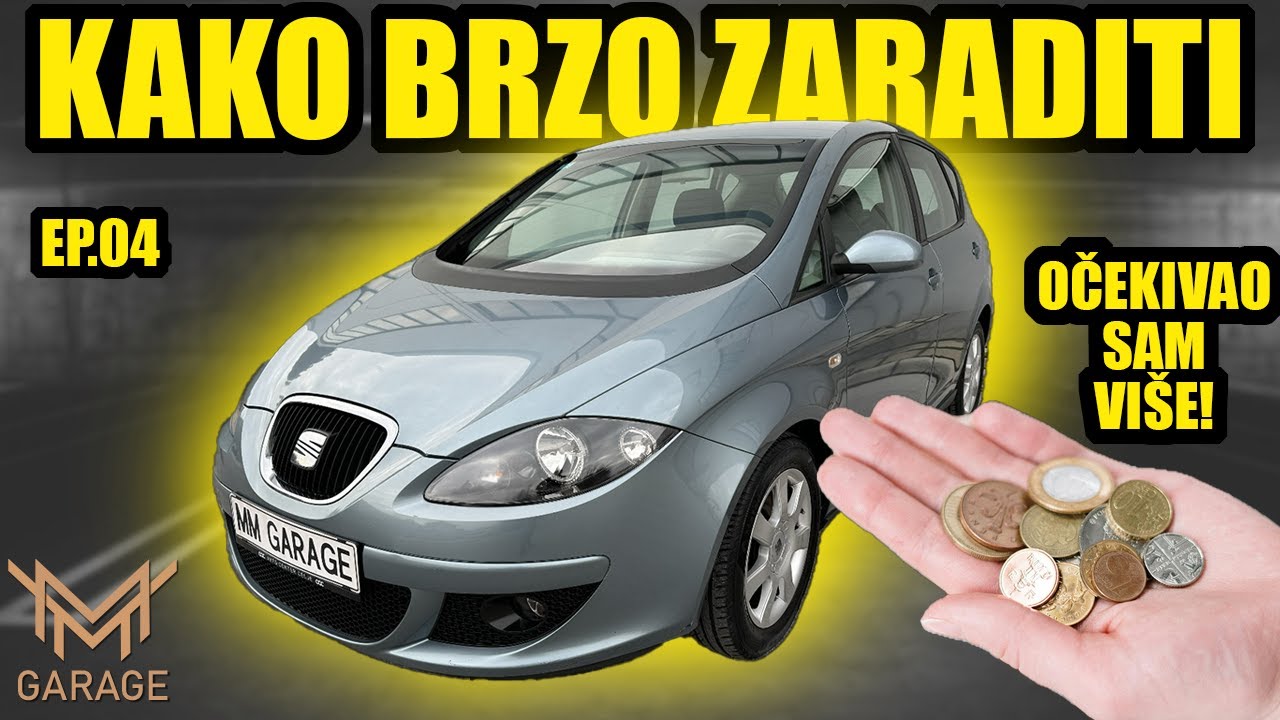 KAKO ZARADITI PREPRODAJOM AUTA ep.4 / SEAT Altea tapaciranje