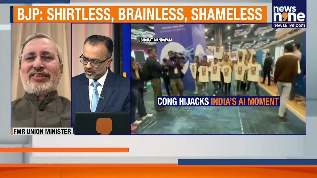 India AI Impact summit 2026 | Cong's 'banian' protest