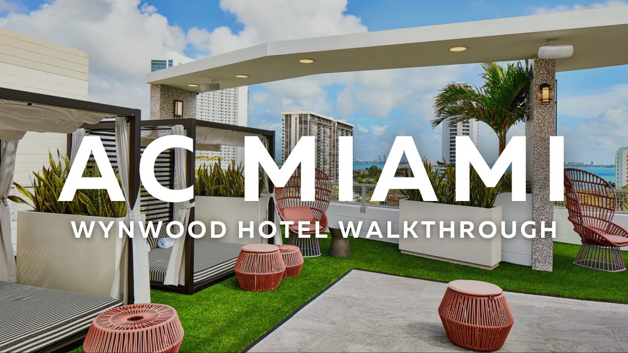 Revealing Miami's Best Kept Secret: AC Hotel Marriott Wynwood WALKTHROUGH | ROOFTOP REVEALED!!!