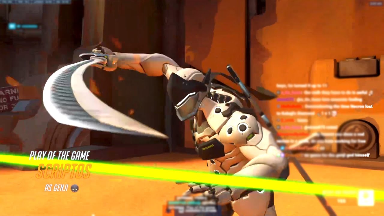 NECROS NANO GENJI GOD - POTG! [ OVERWATCH 2 SEASON 7 TOP 500 ]