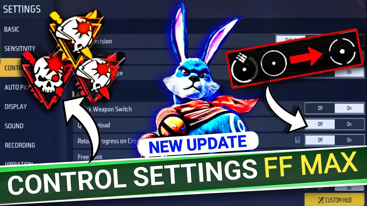Controls Setting FF Max 2023 | New Update Control Setting Pro Player |Controls Setting Full Details