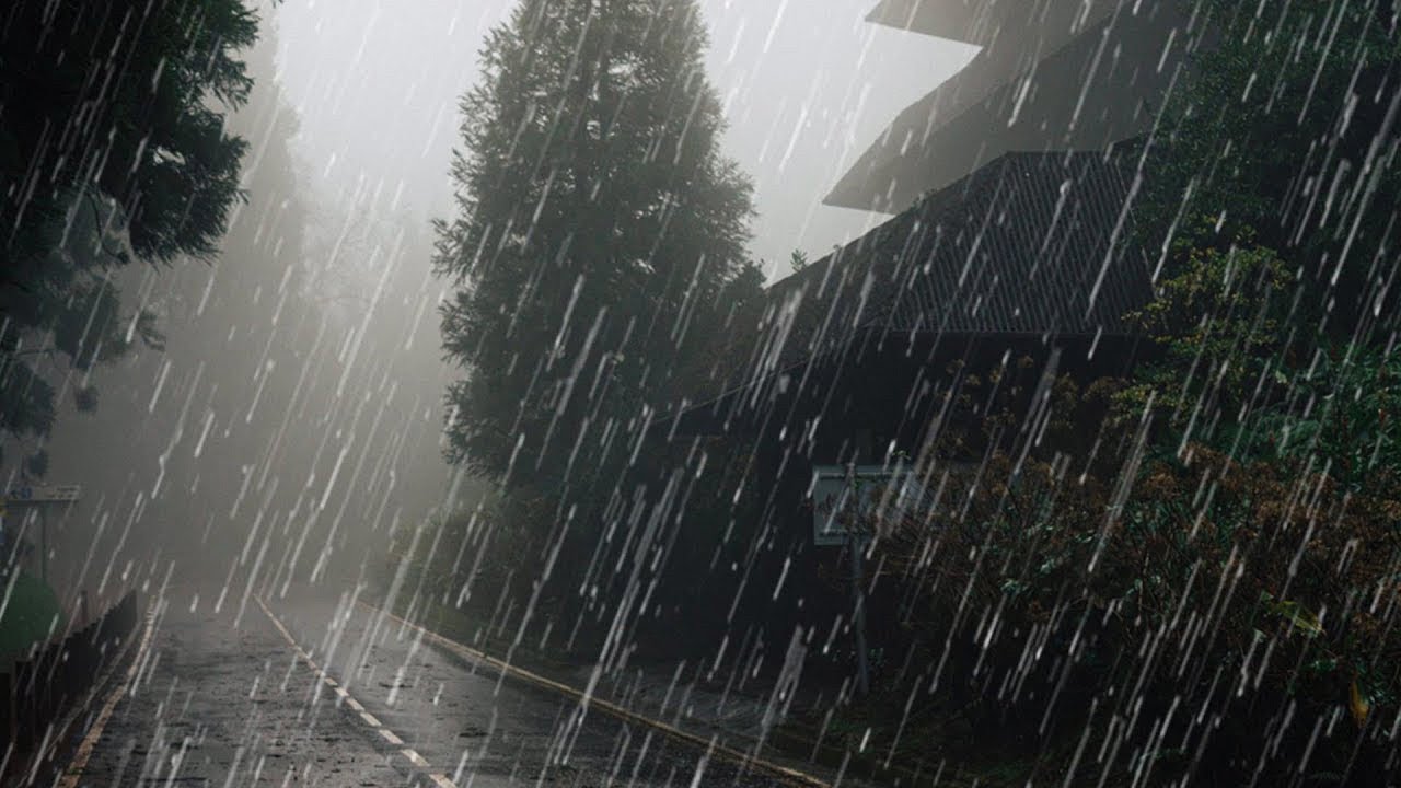 Rain Sounds for Sleeping 24 Hours – Cozy Long Rainstorm for Restful Sleep