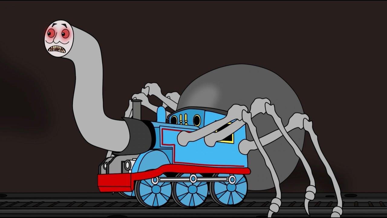 THOMAS THE TRAIN.EXE VS TRAIN EATER! (HORROR CARTOON ANIMATION 2 part) #shorts