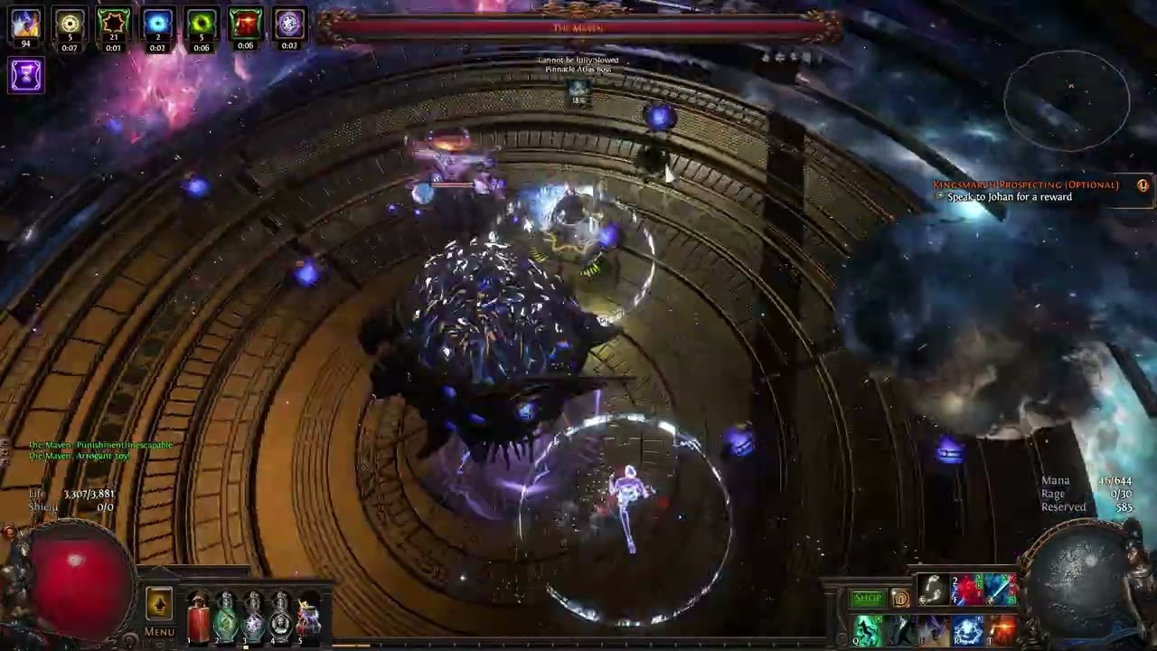 3.26 Frost blades warden endgame stuff + gear showcase