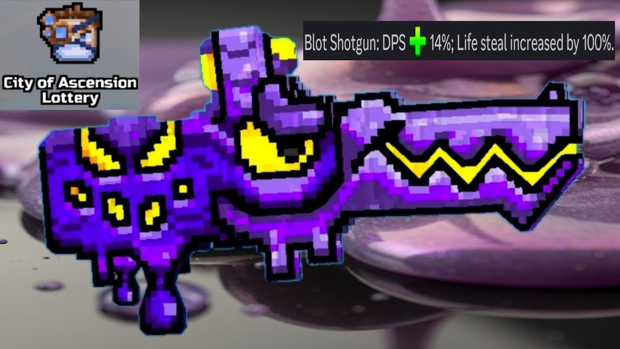 Pixel Gun 3D - Улучшение характеристик дробовика Blot + Новая лотерея в Городе Вознесения