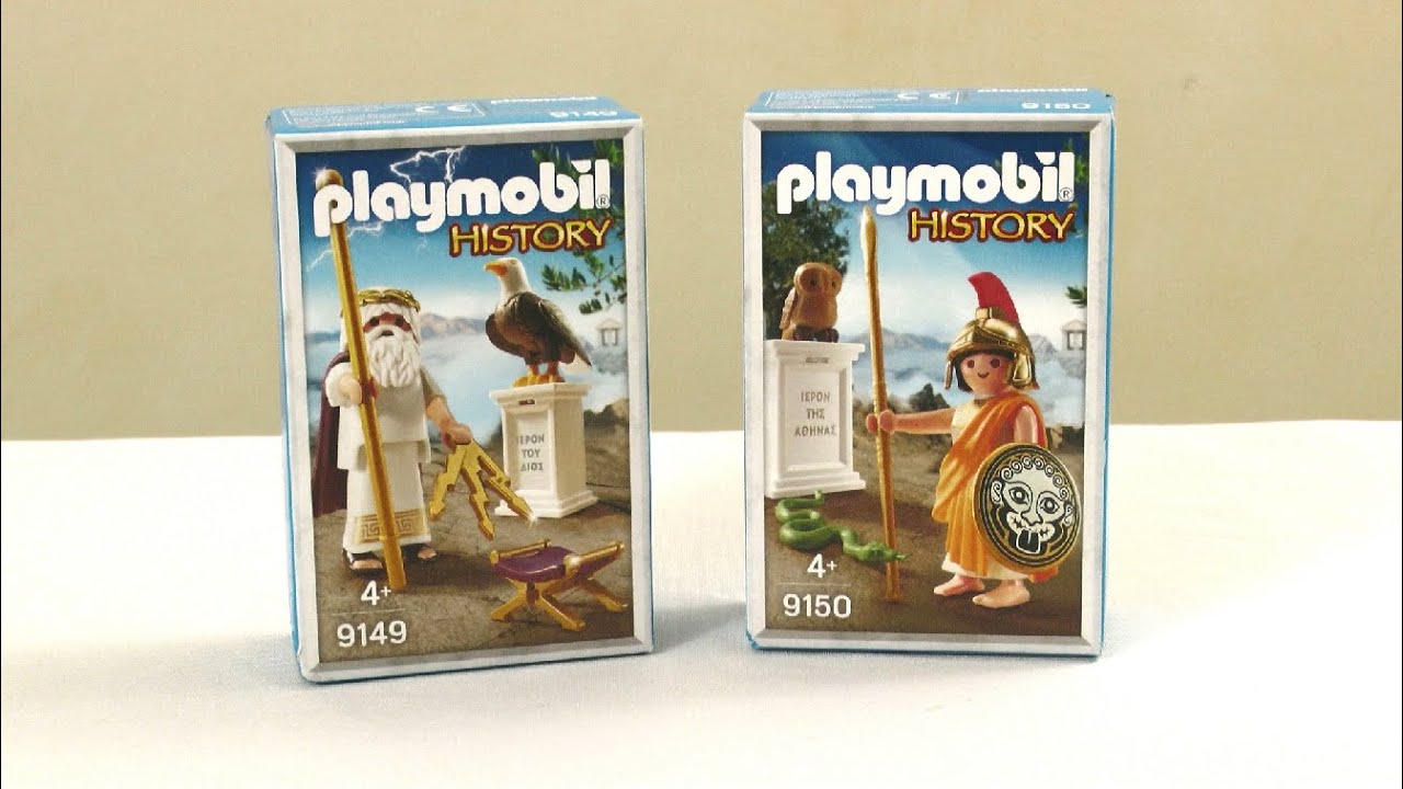 Unboxing Playmobil : Les dieux grecs (2016) – 9149, 9150