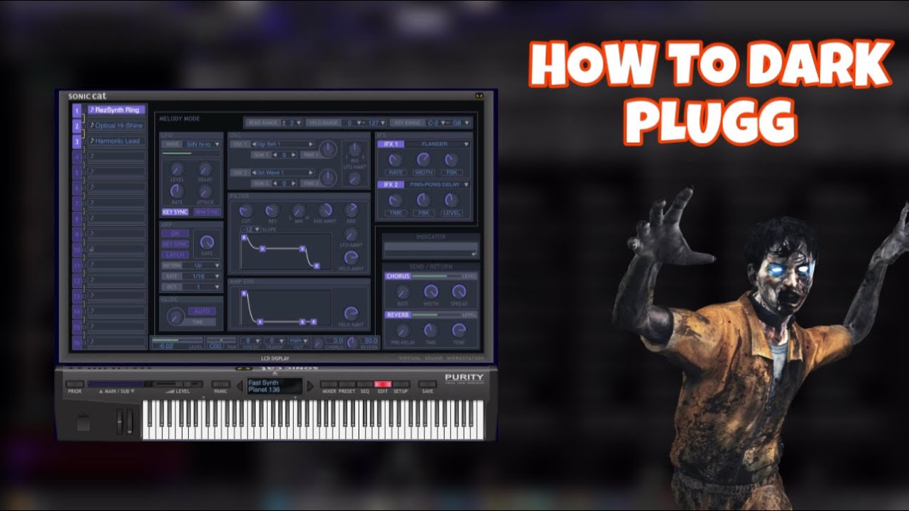 *TUTORIAL* How to make dark/evil plugg beats - FL Studio