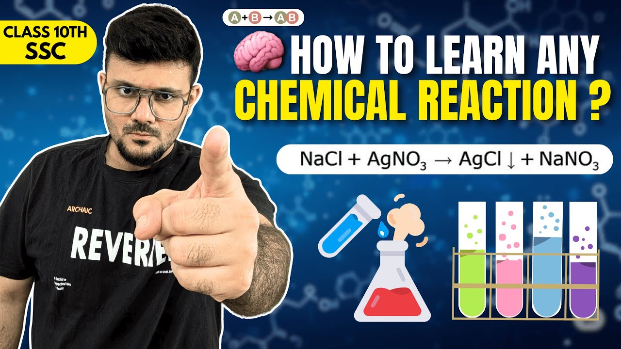 How to Learn ANY Chemical Reaction😎✅ || Chemical Reactions and Equations Trick || Parth Momaya