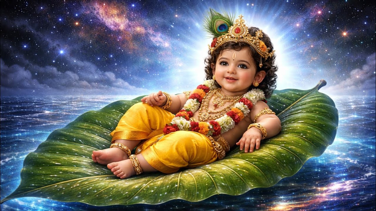 Sri Krishna Govinda Hare Murari 🌸 | Cute Baby Krishna Bhajan | Kids Devotional Song