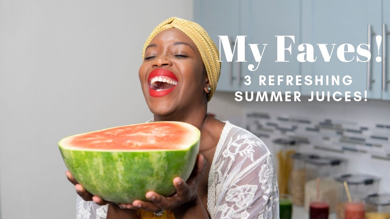3 Healthy, Refreshing, All-Natural Summer Juices!