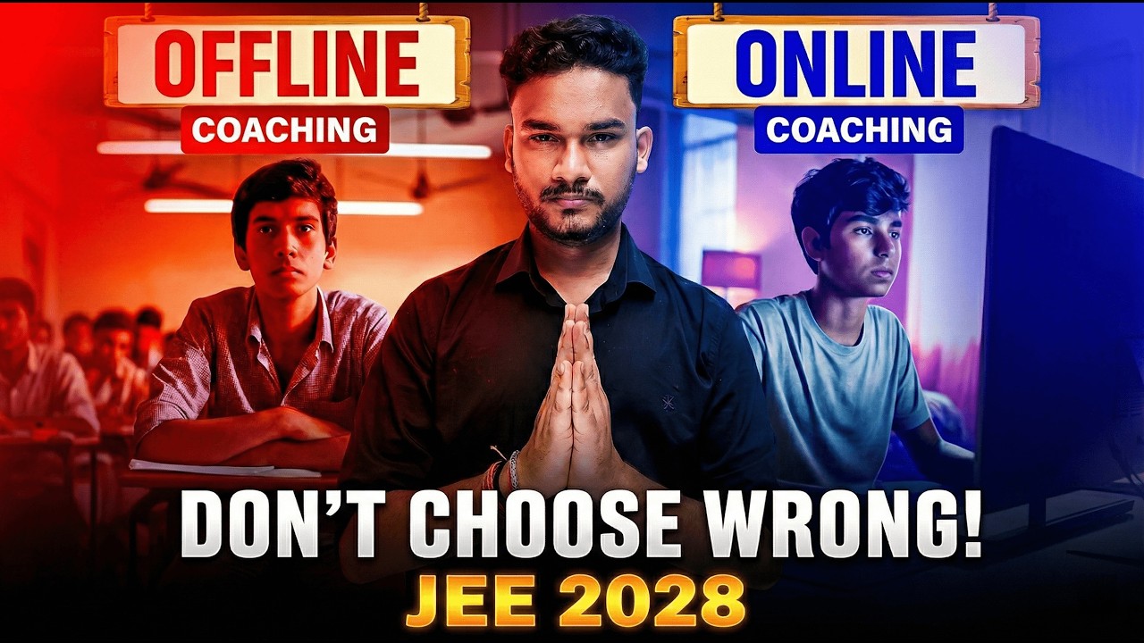 Online vs Offline Coaching for JEE - What to Choose for AIR 100 #jee2027 #jee2028