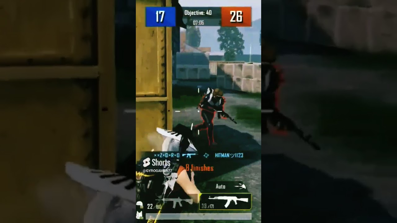 1v3 AKM + M416 GODLIKE🔥🔥 