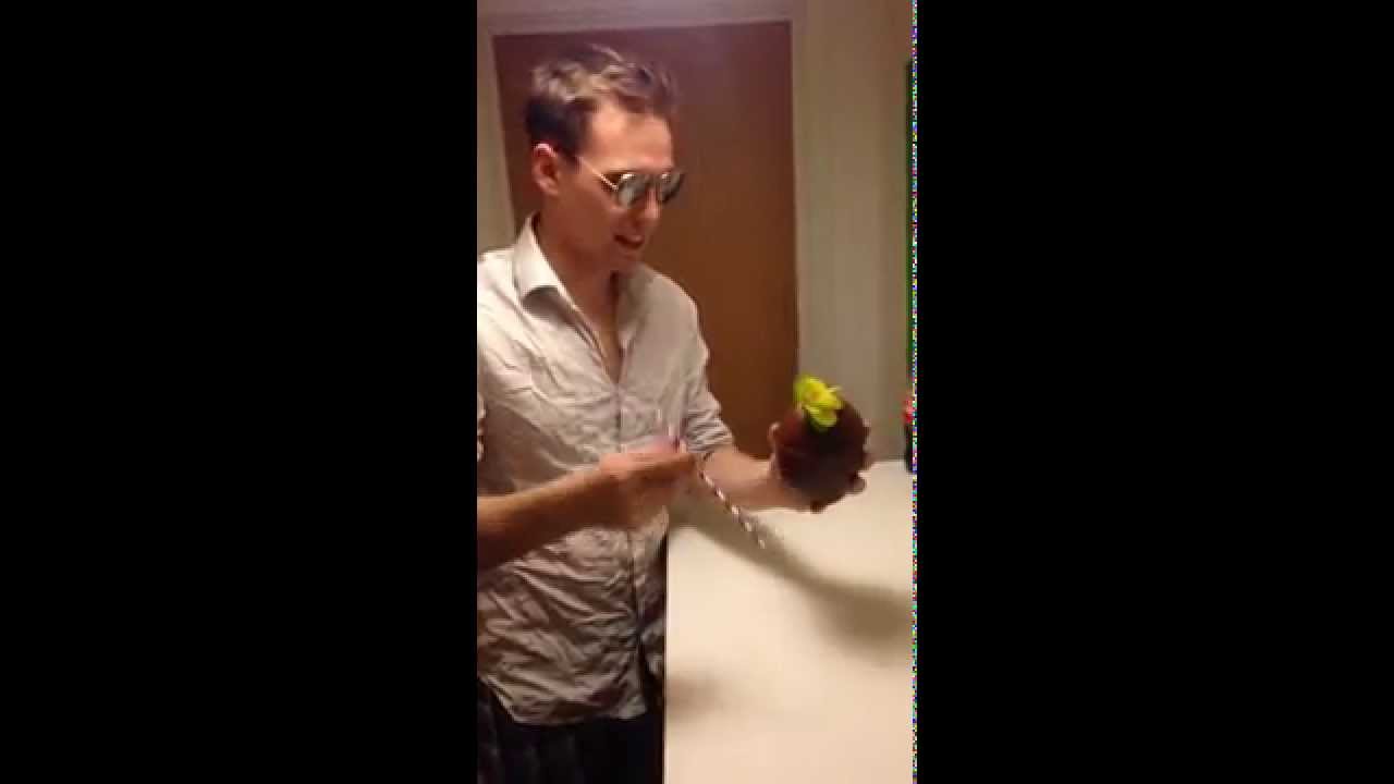 At home in Hawaii...