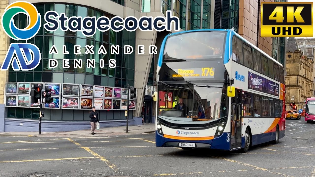 [Stagecoach West Scotland: X76 Glasgow Buchanan Station to Kilmarnock via Fenwick] ADL Enviro400MMC
