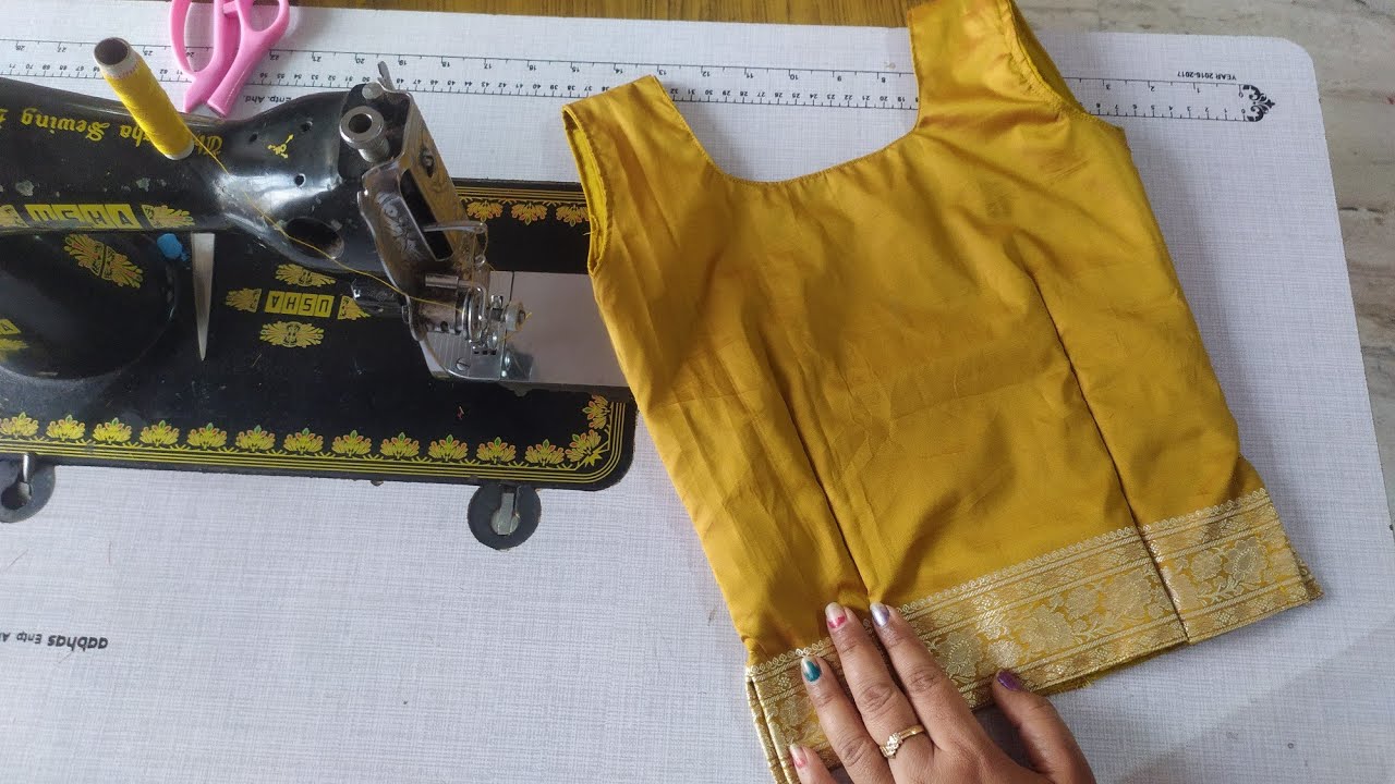 6-7 ವರ್ಷದ ಹುಡುಗಿಗೆ ಬ್ಲೌಜ್ ಕಟ್ಟಿಂಗ್ ( lehenga blouse cutting and stitching part 2)