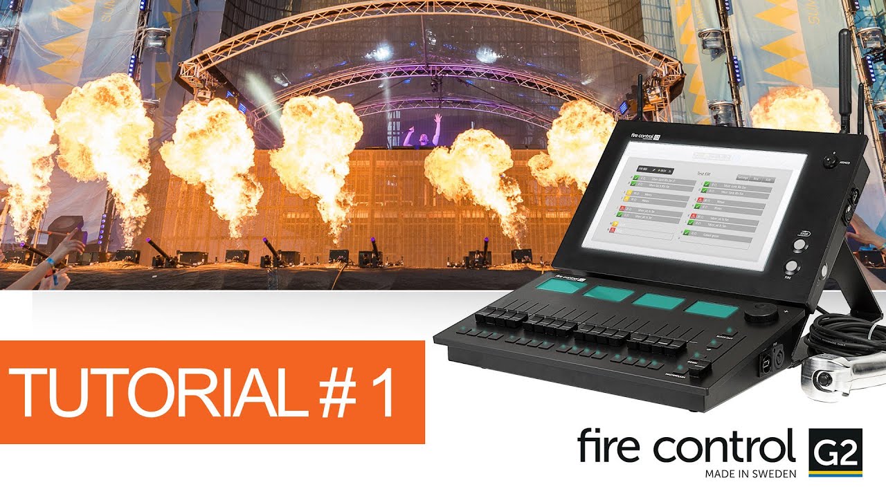 Programming Pyrotechnics on FireControl G2 Tutorial #1 - Library, Project & Scene