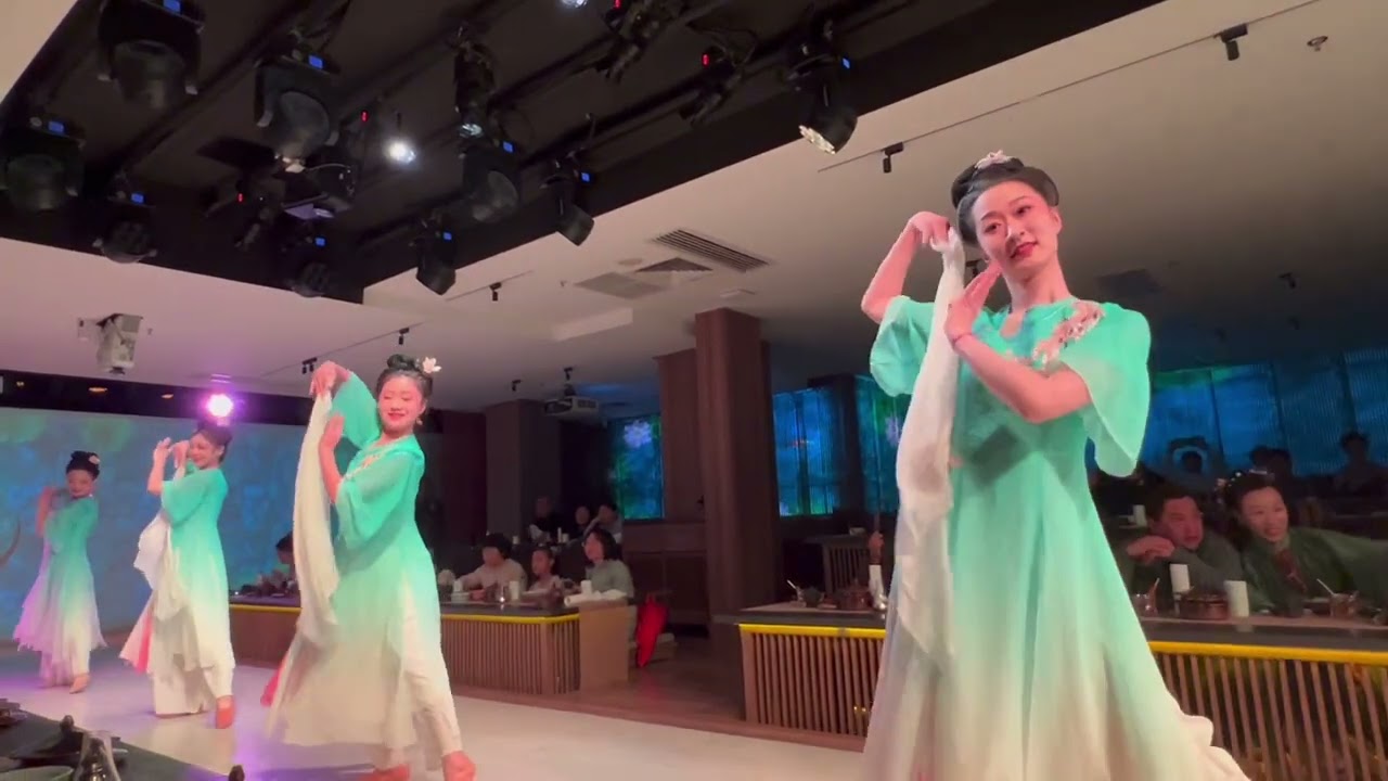 China ancient l plays and music along with traditional cuisine at Gongyan Restaurant!