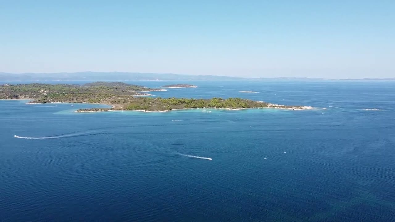 Halkidiki's Blue Lagoon, between Vourvourou and Diaporos Island