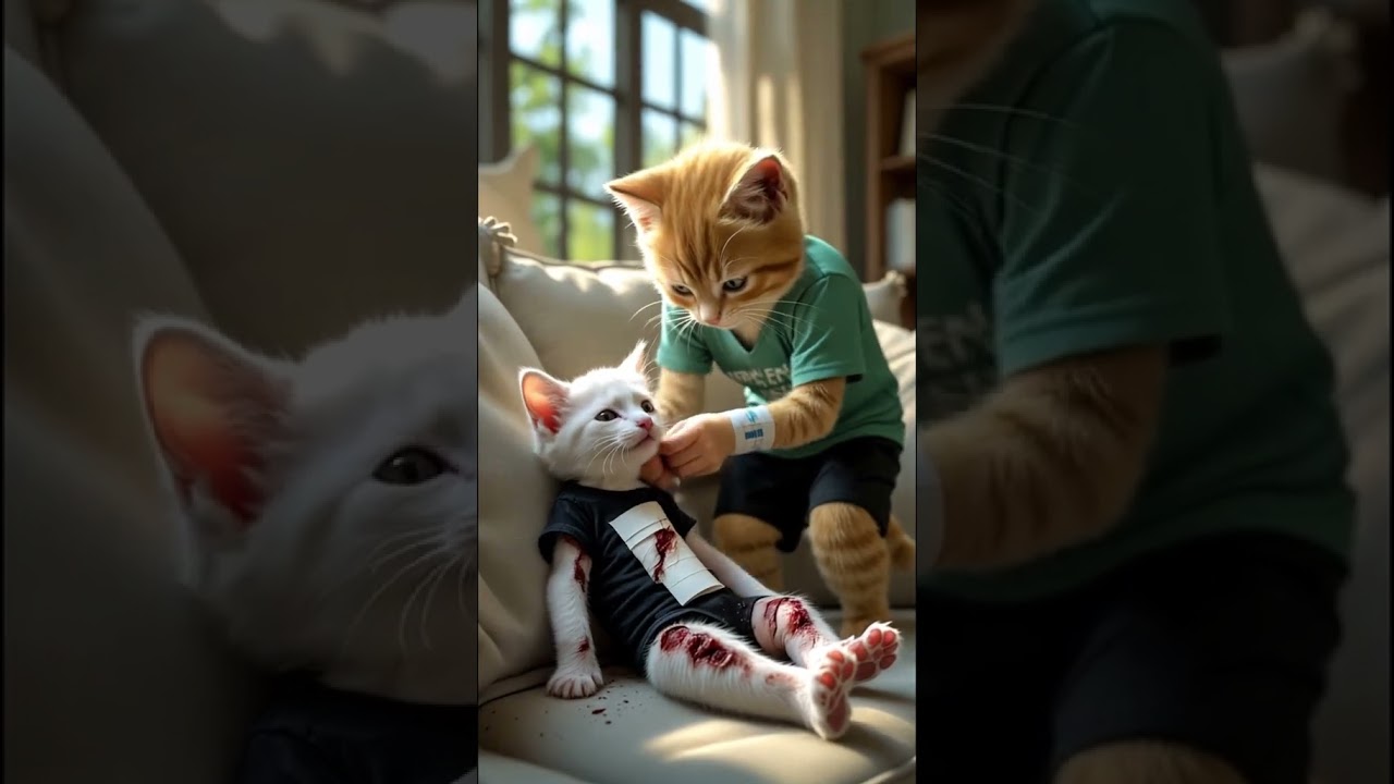 Small Homeless Cat Rescued by a Kind Soul..❤️