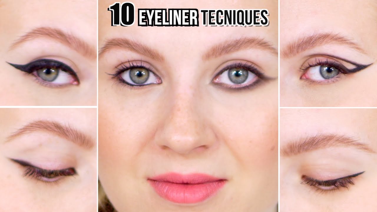 10 Different Eyeliner Techniques
