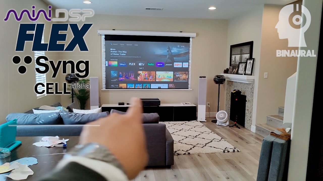 Binaural Sound Demo - MiniDSP Flex + JNT Magical Beans + Heco Aurora 700 + SVS 3000 Micro + OSD Amp