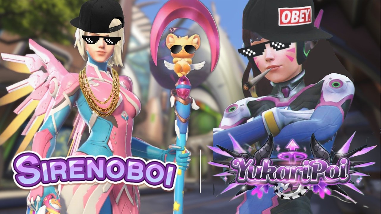 When 2 Mercy Mains Duo… But One Gets Forced Onto Tank | Top 500 w/ @yukari-poi