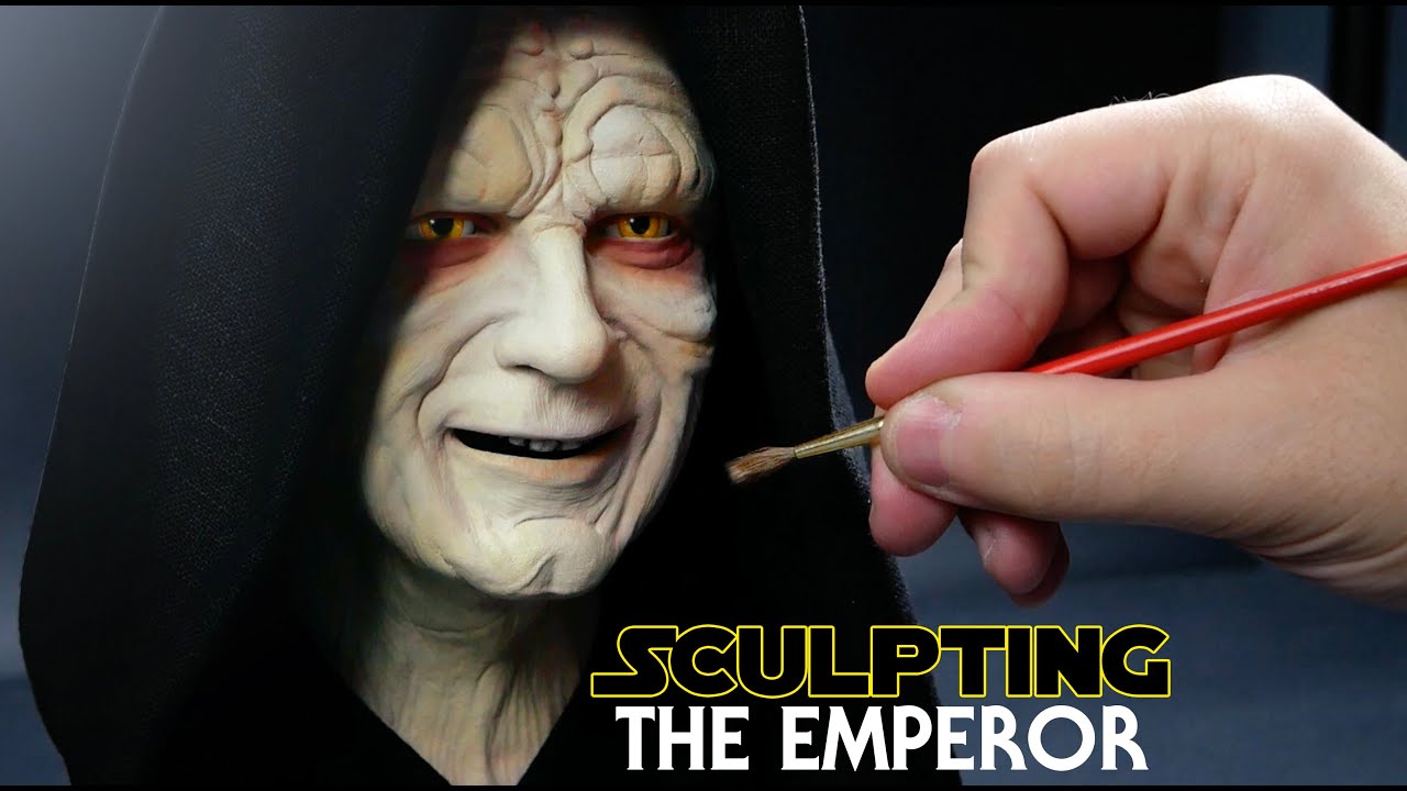 Emperor Palpatine Sculpture Timelapse - Star Wars