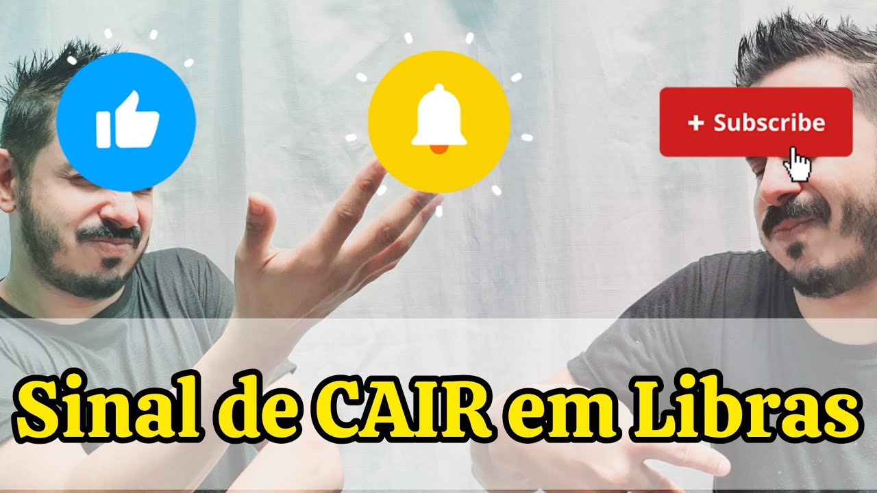 Sinal de CAIR em Libras