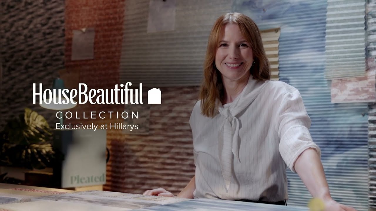 Hillarys: The Flexible New House Beautiful Pleated Blinds Collection