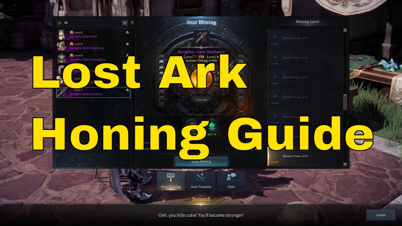 ❓ Lost Ark | How to Upgrade your Items using Honing | What is Honing? | Lost Ark Honing Guide