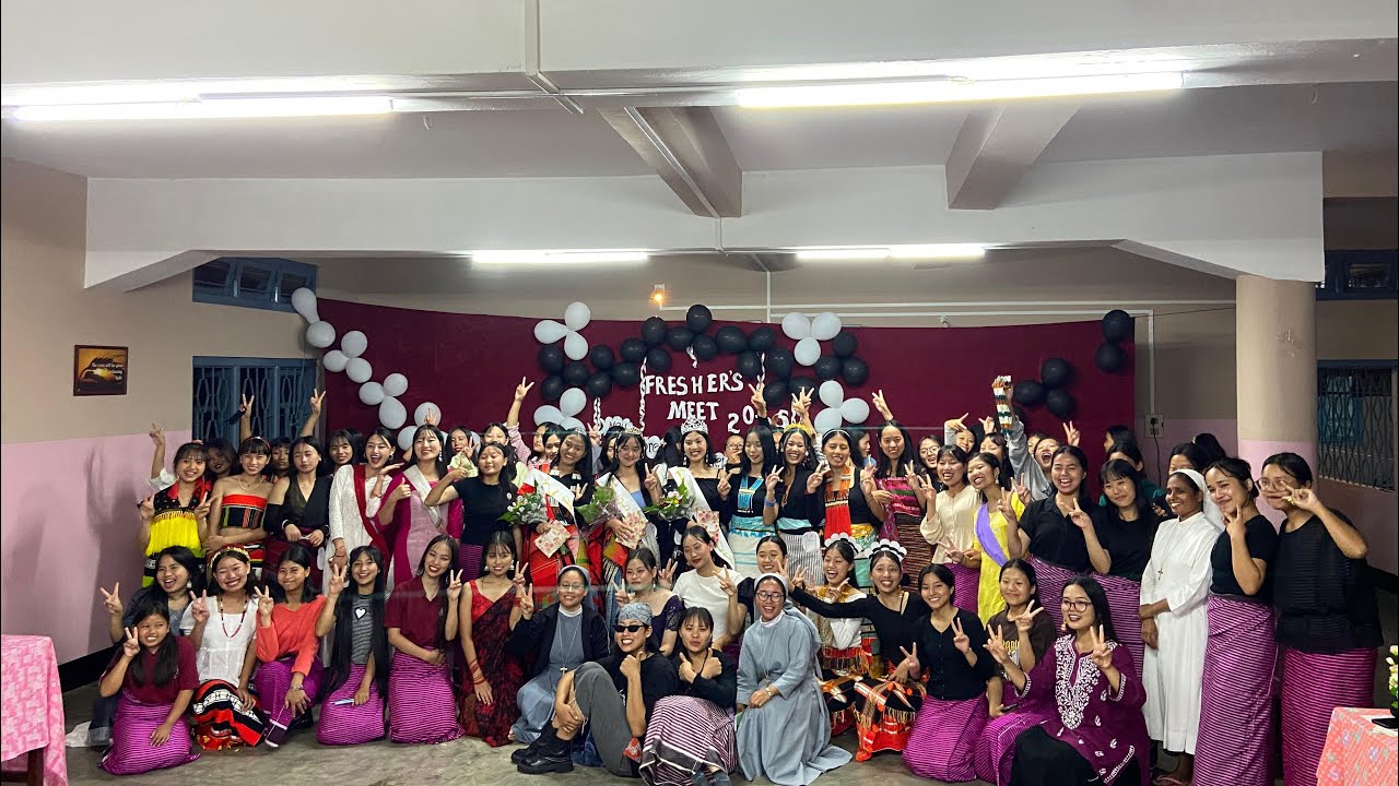 St. Monica freshers meet program 2025#freshersmeet #hostel 