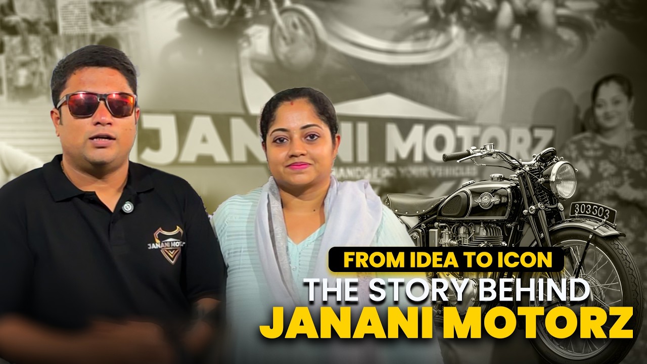 From Idea to Icon 🔥 | The Story Behind Janani Motorz #vintagebike  #bikereels #automobile #cuple