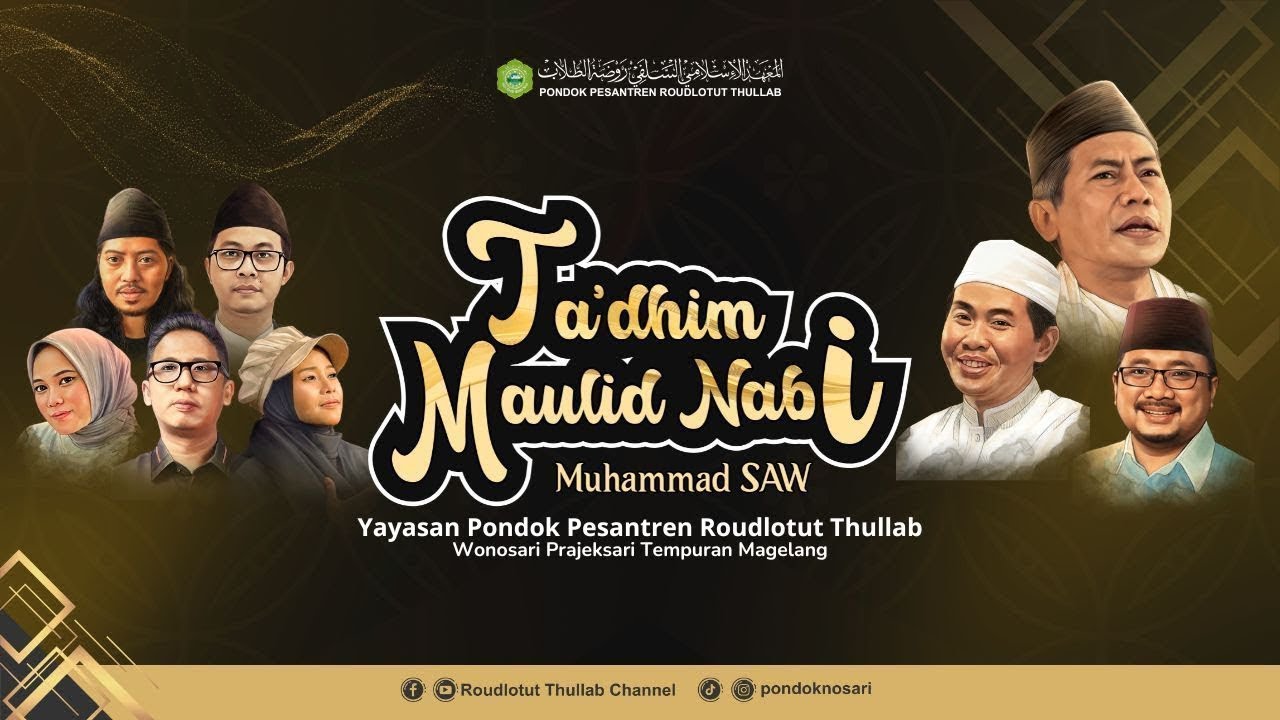 🔴 LIVE KH ANWAR ZAHID  | TA'DHIM MAULID NABI MUHAMMAD SAW PONPES ROUDLOTUT THULLAB WONOSARI MAGELANG